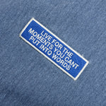 Twill Full Zip Shirt - Blue