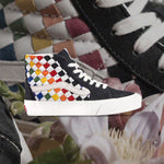 Sk8-Hi VLT LX "Pride" - Woven Leather Rainbow