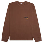 Vans Vault x Perks And Mini Spiral Checker L/S Tee - Mustang