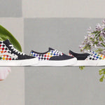 Classic Slip-VLT LX "Pride" - Woven Leather Rainbow