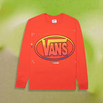 Vans Vault x LQQK L/S Tee - Bright Orange