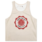 Vegan Leather Tank - Bone