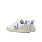 Kid's V-10 Velcro CWL - White/Lavande