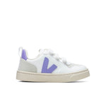 Kid's V-10 Velcro CWL - White/Lavande