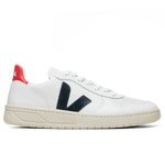 V-10 Leather - Extra White/Nautico Pekin