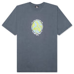 Venus Oval Pig. Dyed Tee - Indigo