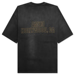 Vintage Ma Eagle Oversized Tee - Black