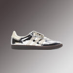 Adidas x Wales Bonner Samba Metallic - Silver Metal/Silver Metal/Easy Yellow