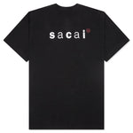 Sacai x WTAPS Print T-Shirt - Black