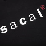 Sacai x WTAPS Print T-Shirt - Black