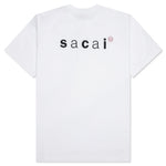 Sacai x WTAPS Print T-Shirt - White