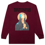 Crewneck L/S T-Shirt Type 3 - Burgundy