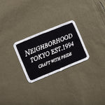 Washed Zip Work Jacket - Olive Drab
