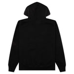Wave Quilted Hoodie - Black