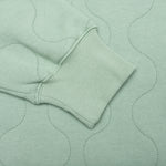 Wave Quilted Hoodie - Matcha