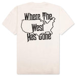 Where The West Has Gone T-Shirt - Bone