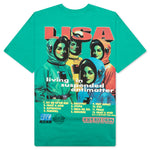 Whim Records S/S Tee - Sea Green