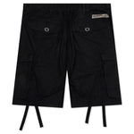 Wide Cargo Shorts Pants - Black