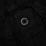 Wide Cargo Shorts Pants - Black
