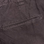 Wide Chino Crash Pants - Black