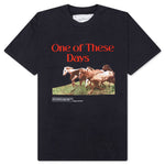 Wild Horses Short Sleeve T-Shirt - Washed Black