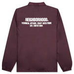Windbreaker Jacket - Burgundy