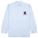 Window Embroidery Shirt - Light Blue