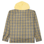 Wolf Hooded Overshirt - Grey