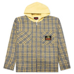Wolf Hooded Overshirt - Grey