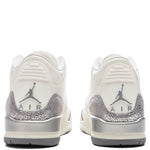Women's Air Jordan 3 Retro - Sail/Cement Grey/Metallic Silver