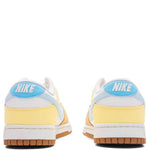 Women's Dunk Low 'Soft Yellow' - Summit White/Glacier Blue/Aquarius Blue