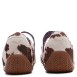 Women's Speedcat Ballet Cow Print - Chocolate Brown/Warm White