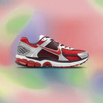 Women's Zoom Vomero 5 - Mystic Red/Mystic Red/Metallic Platinum