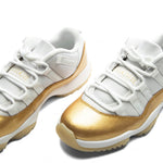 Women's Air Jordan 11 Retro Low 'Mother's Day' - White/Metallic Gold/Team Gold