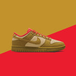 Women's Dunk Low - Sesame/Bronzine/Picante Red