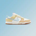 Women's Dunk Low 'Soft Yellow' - Summit White/Glacier Blue/Aquarius Blue