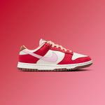 Women's Dunk Low PRM 'Bacon' - Sport Red/Sheen/Sail