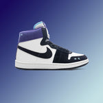 Women's Opium Paris x Jordan Air Ship 'Hornets' - Sail/Blue Chill/Black