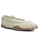 Women's Taekwondo Mei Ballet - Cream White/Cream White/Gum