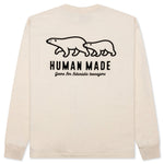 Wool Blended L/S T-Shirt - White