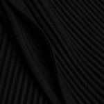 Wool Like Light Pants - Black