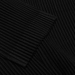Wool Like Light Pants - Black