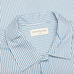 Wordmark Poplin Button-Up - Baby Blue