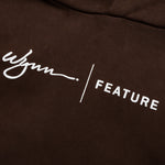 Feature x Wynn Logo Lock Up Hoodie - Bitter Chocolate