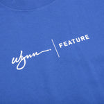 Feature x Wynn Logo Lock Up L/S Tee - Dazzling Blue