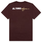 Feature x Wynn Logo Lock Up Tee - Huckleberry