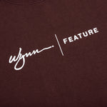 Feature x Wynn Logo Lock Up Tee - Huckleberry