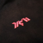 Xiao Long Oversized Hoodie - Bleached Black
