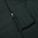 Wool Gabardine Shirt Jacket - Evergreen