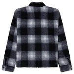 Zip Sherpa Shadow Plaid - Black